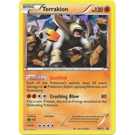 Terrakion - BW71 BW71/101 - Black and White Promos Holofoil
