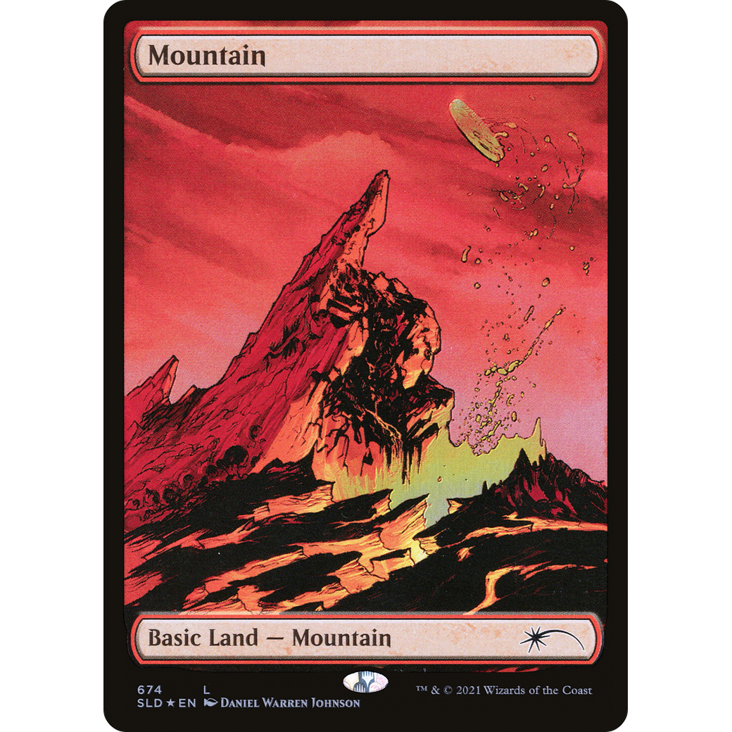Mountain (674) (SLD-674) - Secret Lair Drop Foil