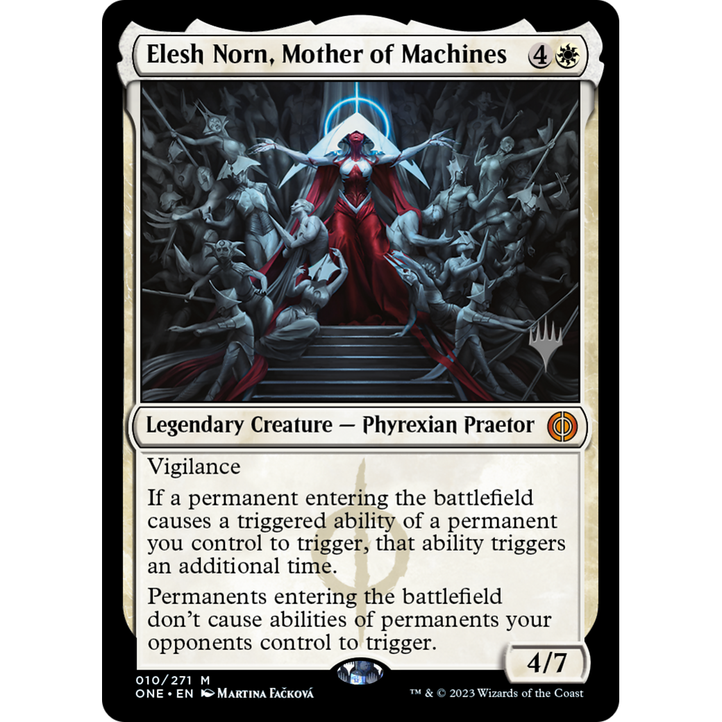 Elesh Norn, Mother of Machines (PPONE-10P) - Phyrexia: All Will Be One Promos Foil