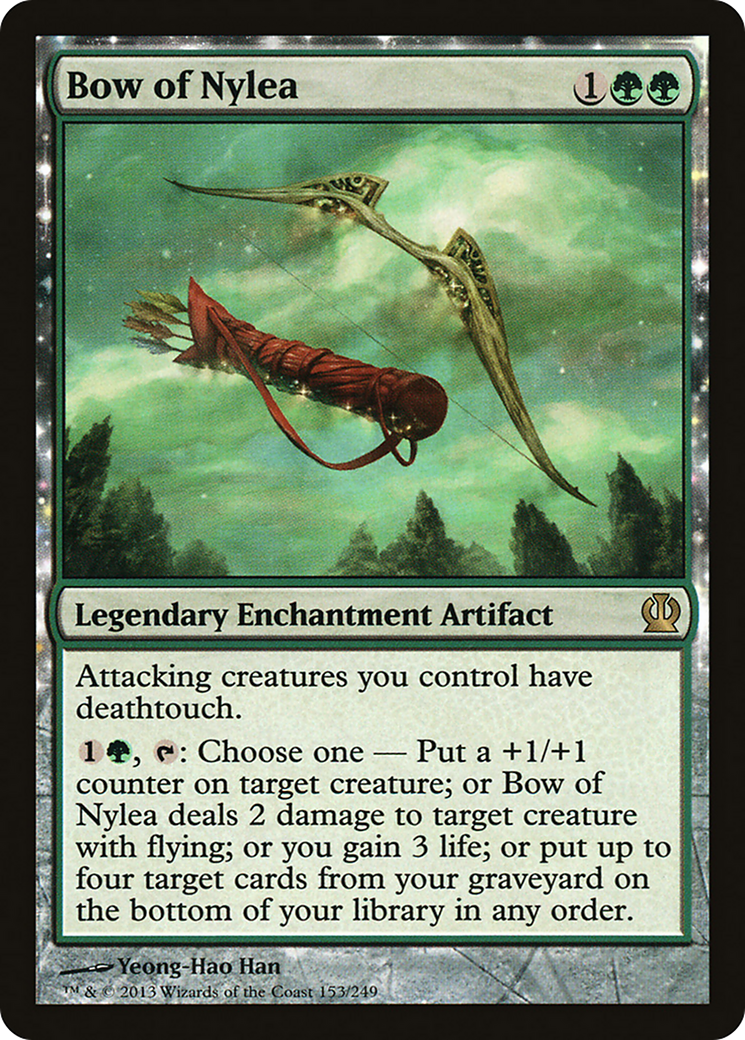 Bow of Nylea (THS-153) - Theros: (enchantment) Foil
