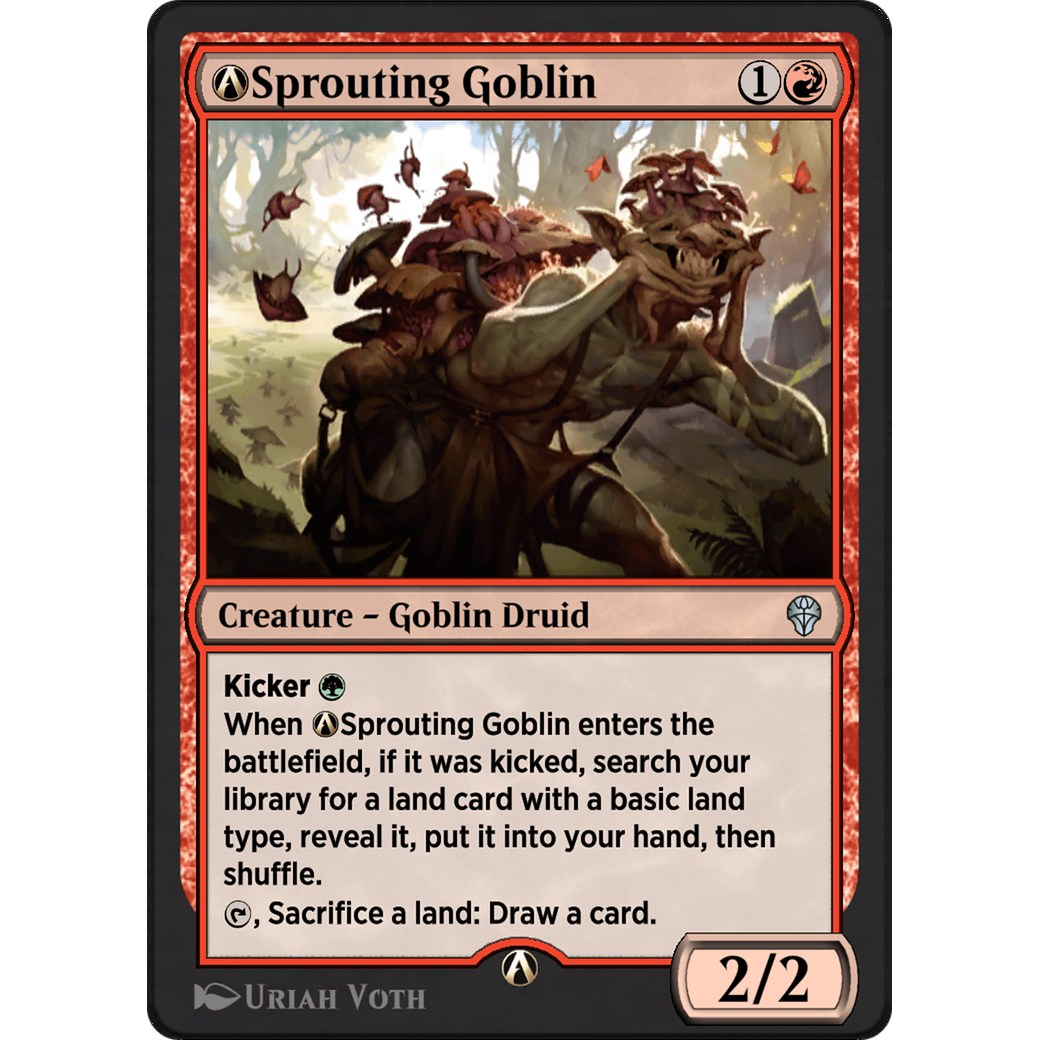 A-Sprouting Goblin (DMU-A-145) - Dominaria United