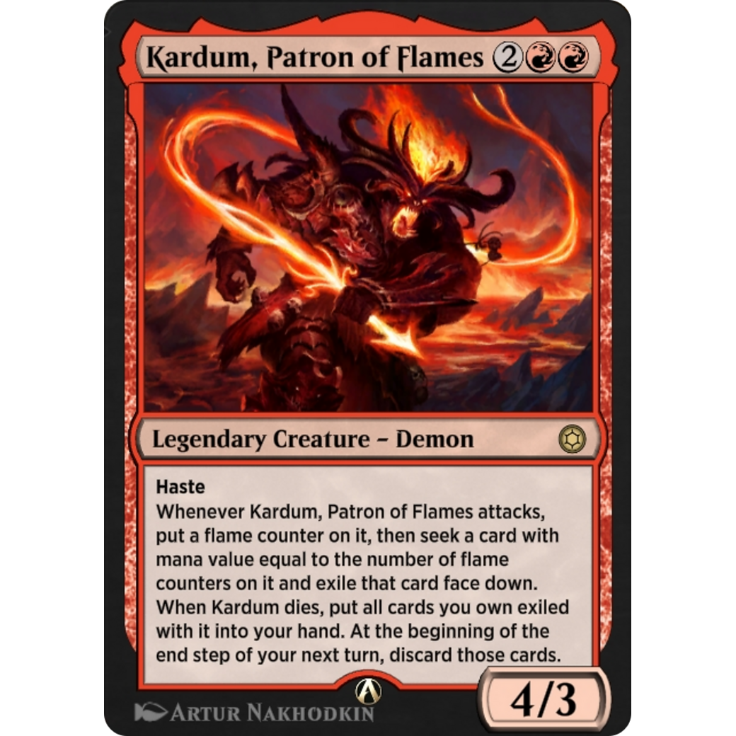 Kardum, Patron of Flames (HBG-058) - Alchemy Horizons: Baldur's Gate
