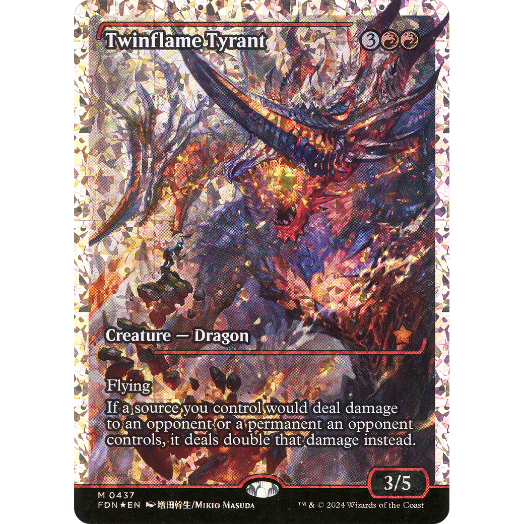 Twinflame Tyrant (FDN-437) - Foundations: (Showcase) Foil