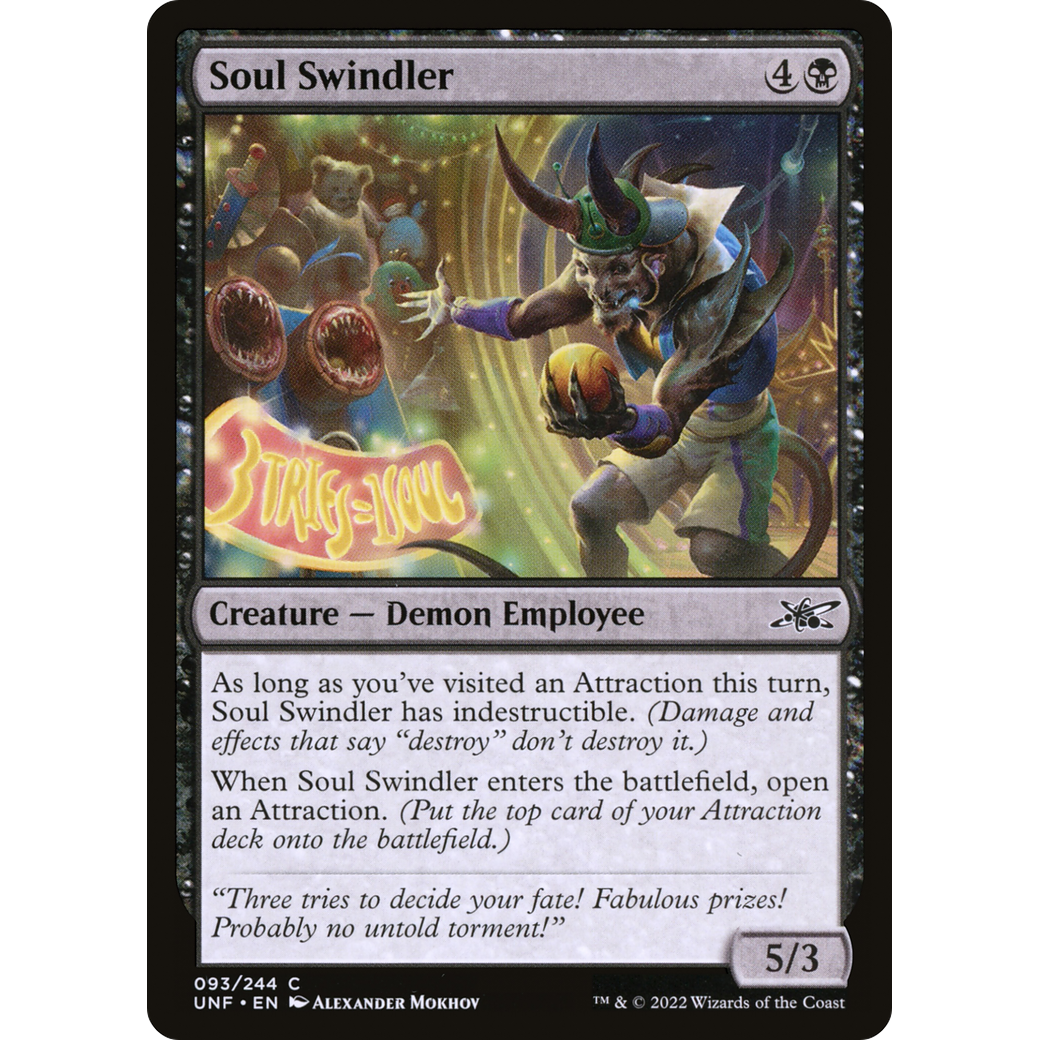 Soul Swindler (UNF-093) - Unfinity Foil