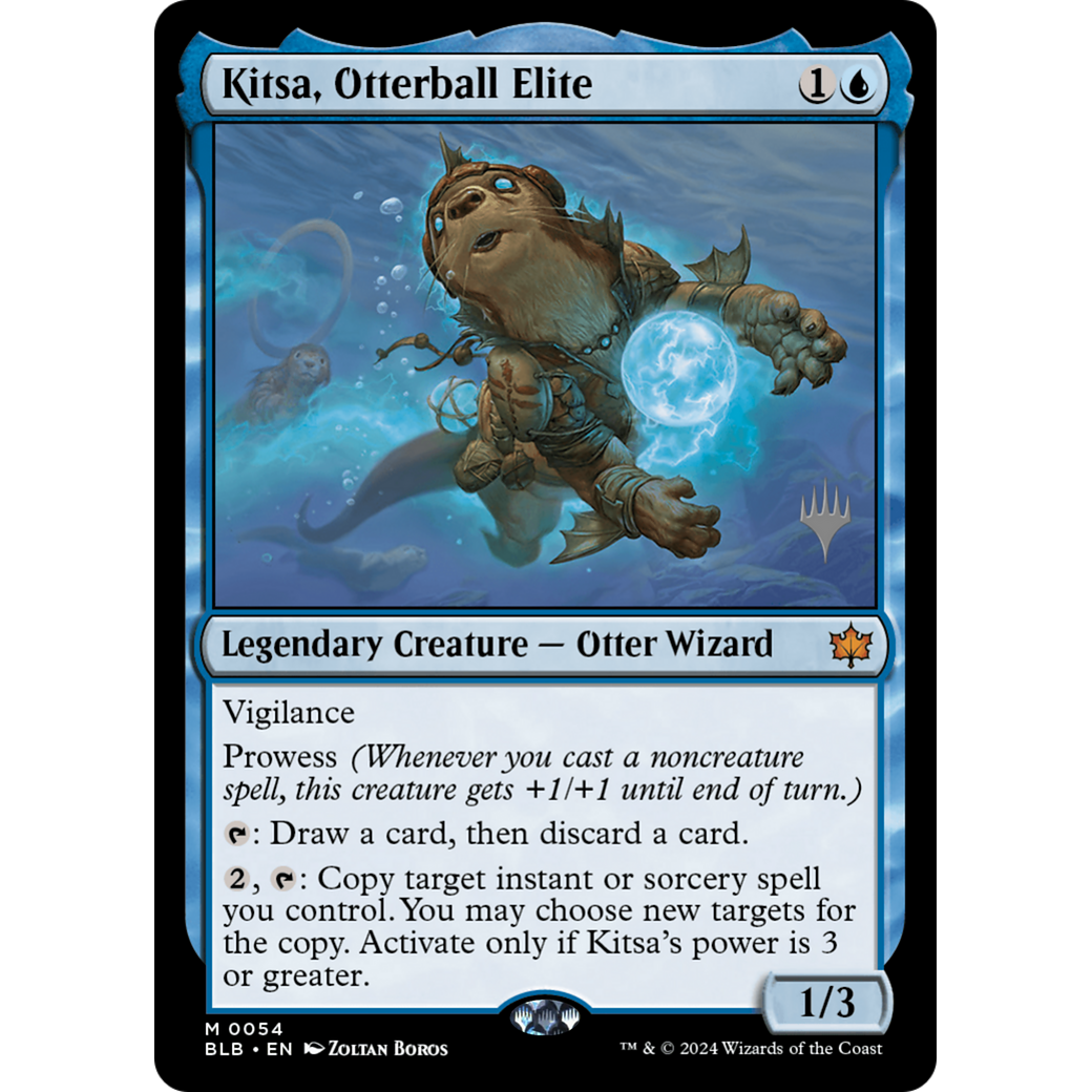 Kitsa, Otterball Elite (PPBLB-54P) - Bloomburrow Promos Foil