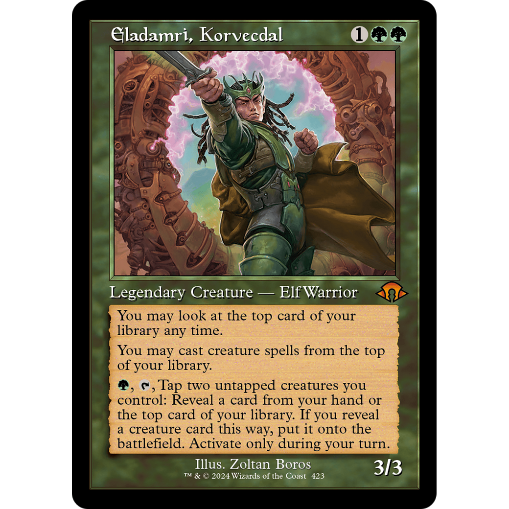 Eladamri, Korvecdal (MH3-423) - Modern Horizons 3 Foil