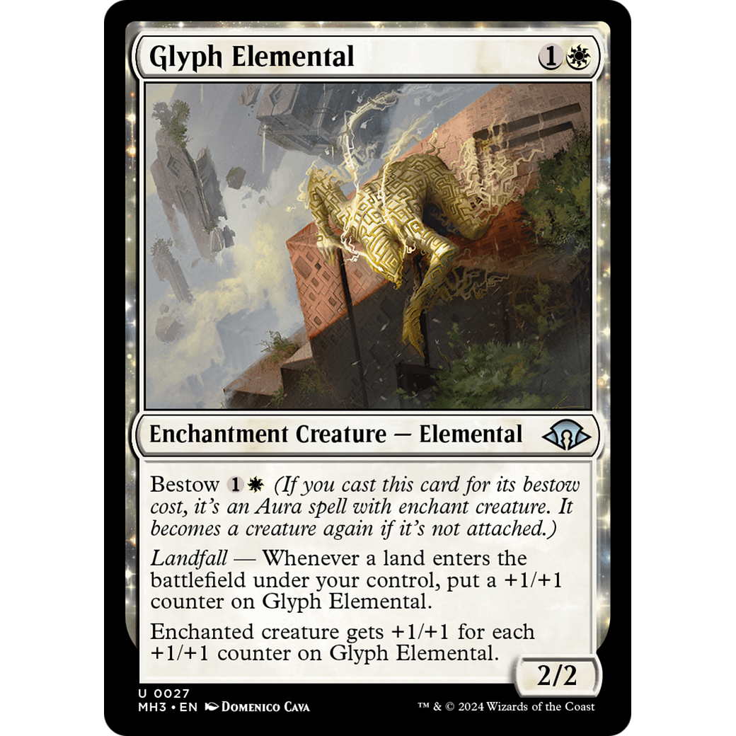 Glyph Elemental (MH3-027) - Modern Horizons 3: (enchantment)