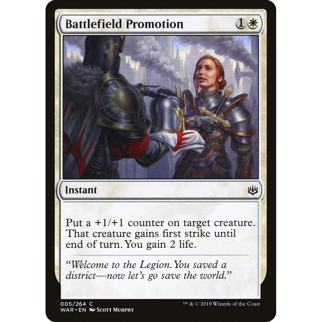 Battlefield Promotion (WAR-005) - War of the Spark Foil
