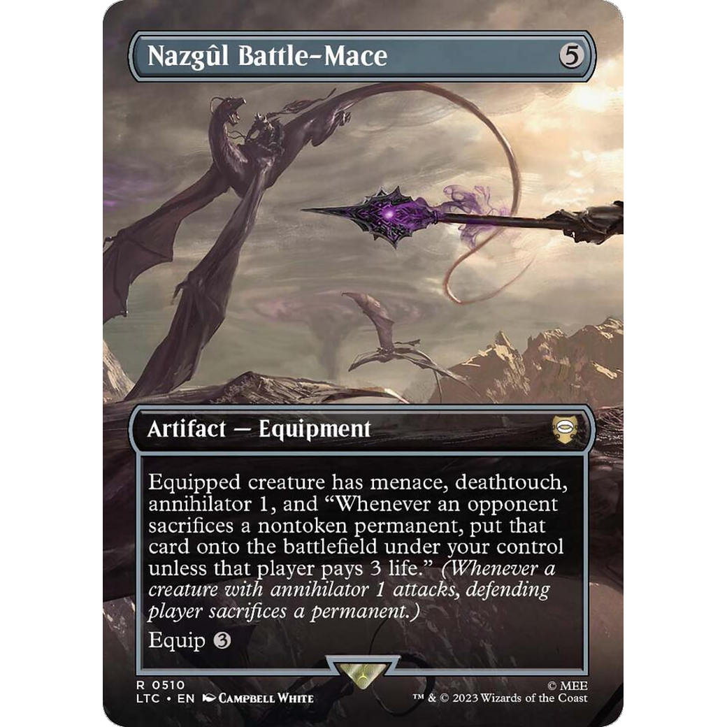 Nazgûl Battle-Mace (LTC-510) - Tales of Middle-earth Commander (Borderless) Foil