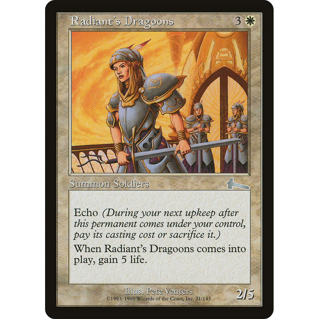 Radiant's Dragoons (ULG-021) - Urza's Legacy Foil