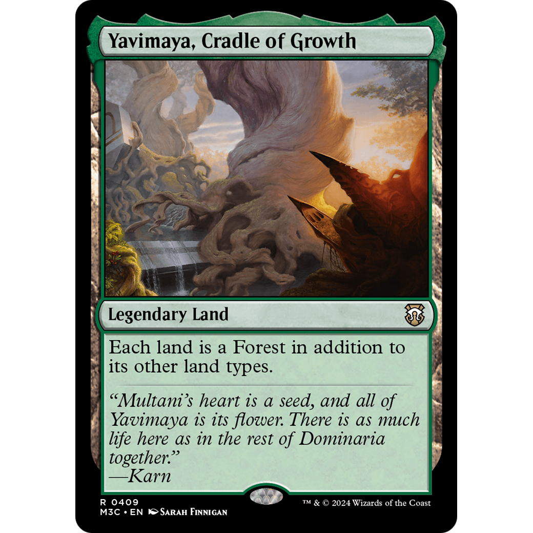 Yavimaya, Cradle of Growth (M3C-409) - Modern Horizons 3 Commander Foil