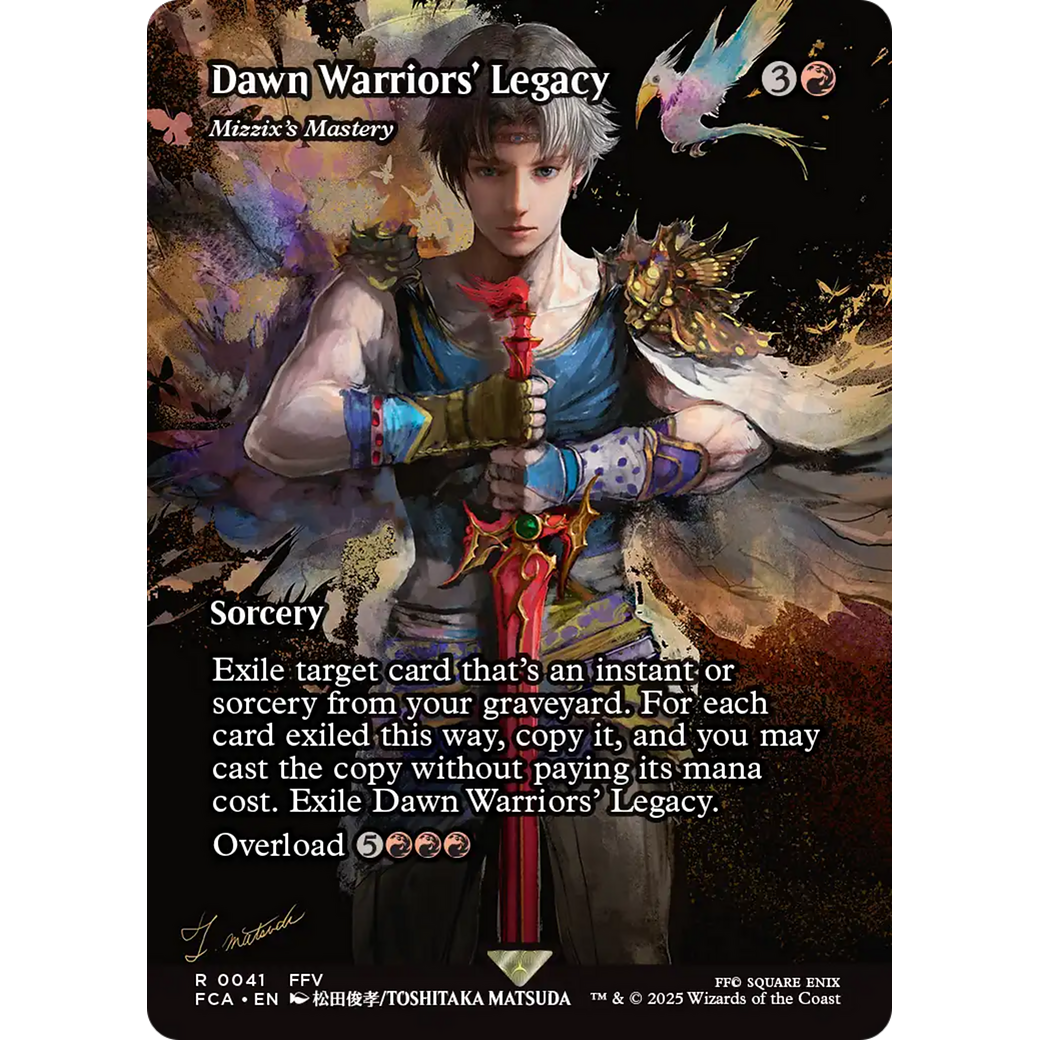 Dawn Warriors' Legacy - Mizzix's Mastery (Showcase) (FCA-041) - FINAL FANTASY: Through the Ages / Dawn Warriors' Legacy (Borderless)