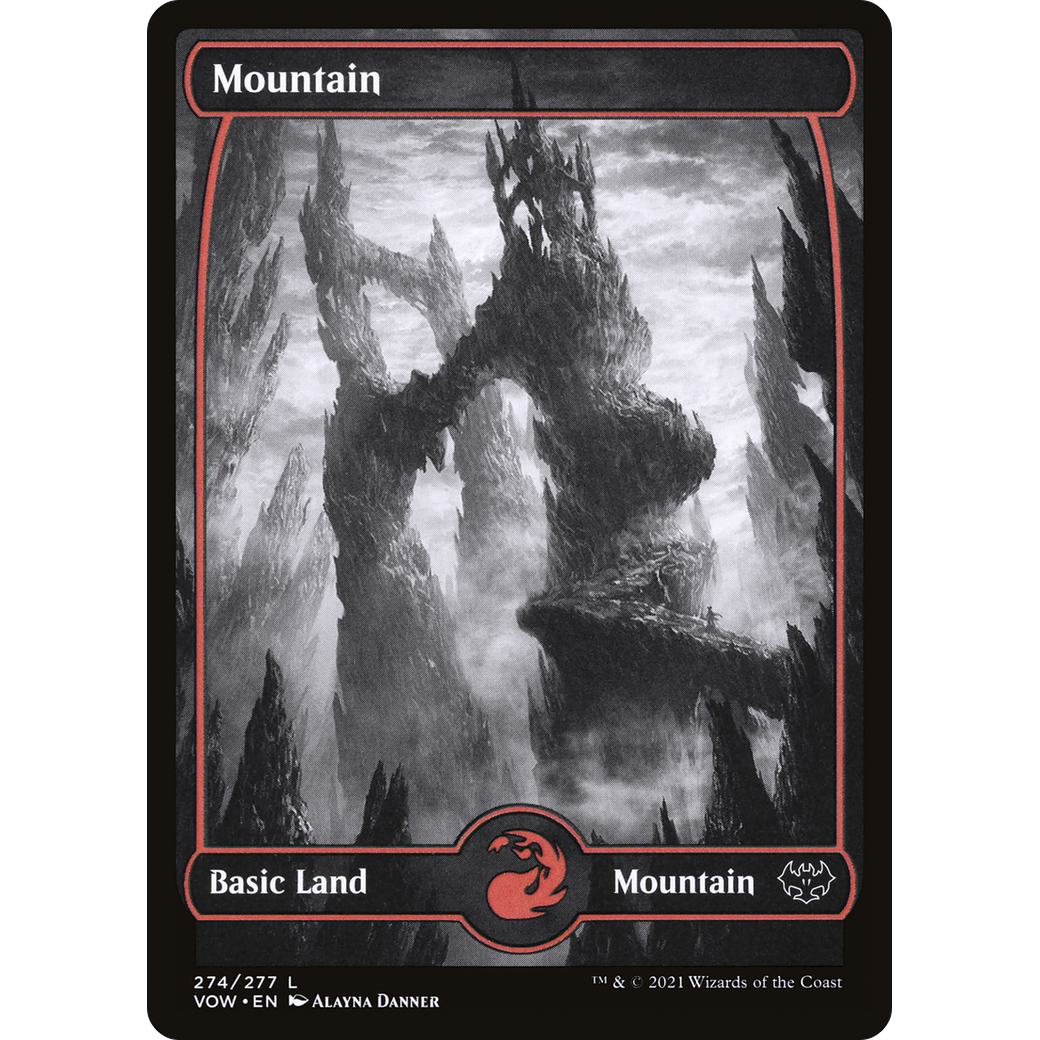 Mountain (274) (VOW-274) - Innistrad: Crimson Vow: (Showcase) Foil