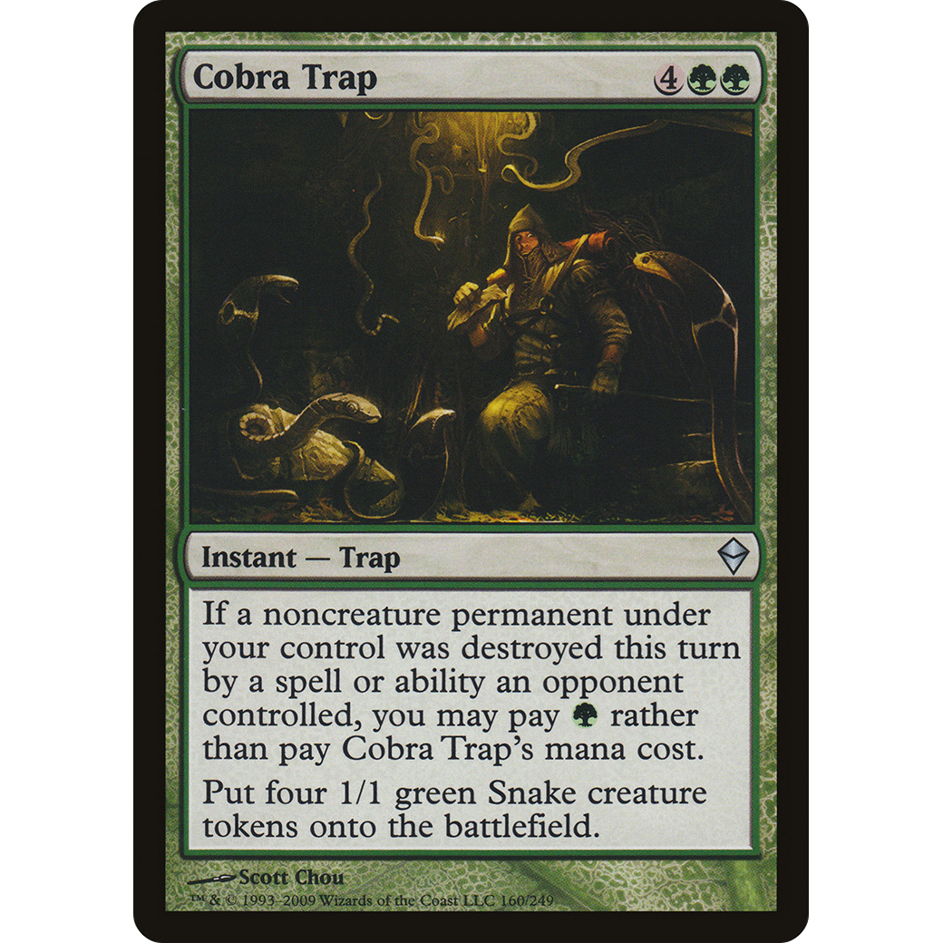 Cobra Trap (ZEN-160) - Zendikar Foil