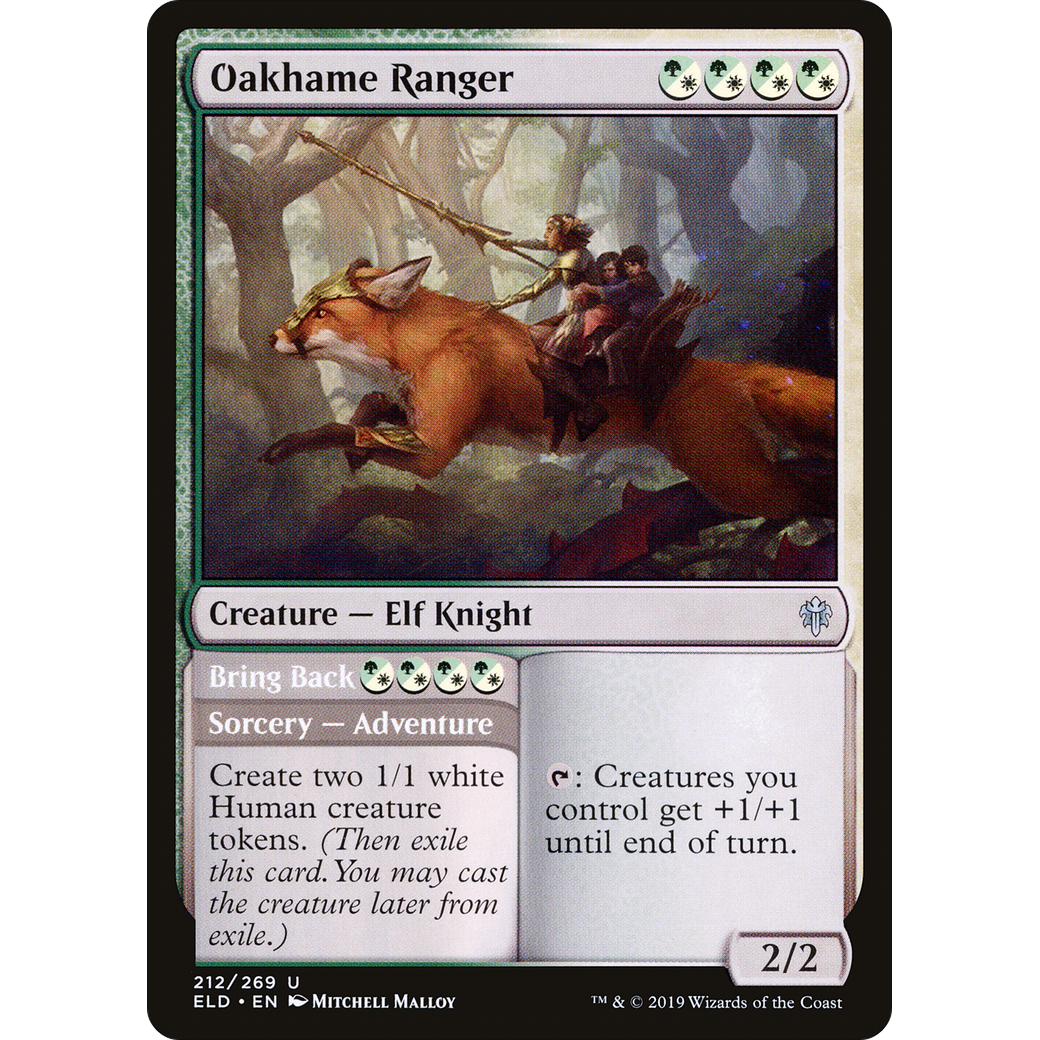 Oakhame Ranger (ELD-212) - Throne of Eldraine