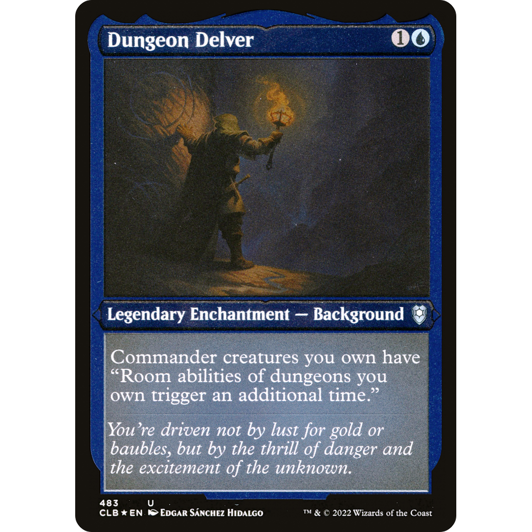 Dungeon Delver (CLB-483) - Commander Legends: Battle for Baldur's Gate Etched Foil