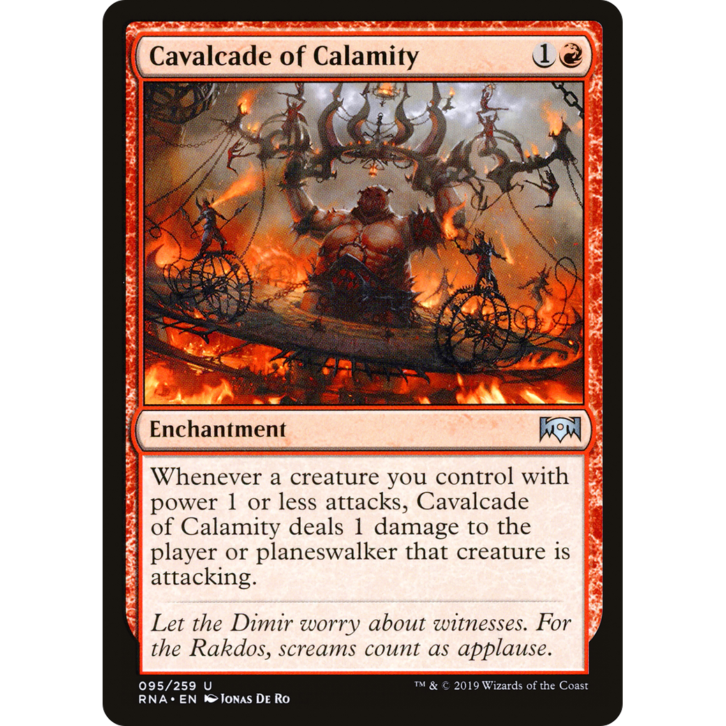 Cavalcade of Calamity (RNA-095) - Ravnica Allegiance Foil