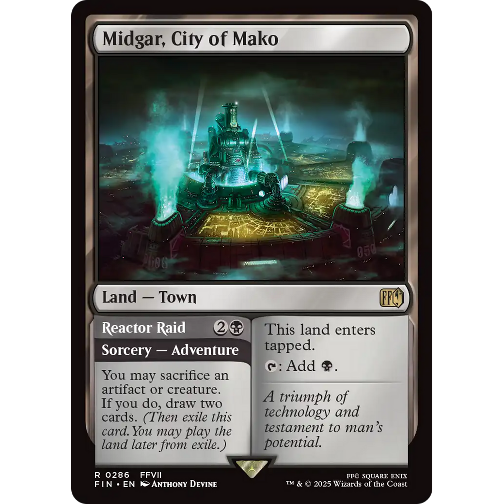 Midgar, City of Mako // Reactor Raid (FIN-286) - FINAL FANTASY Foil