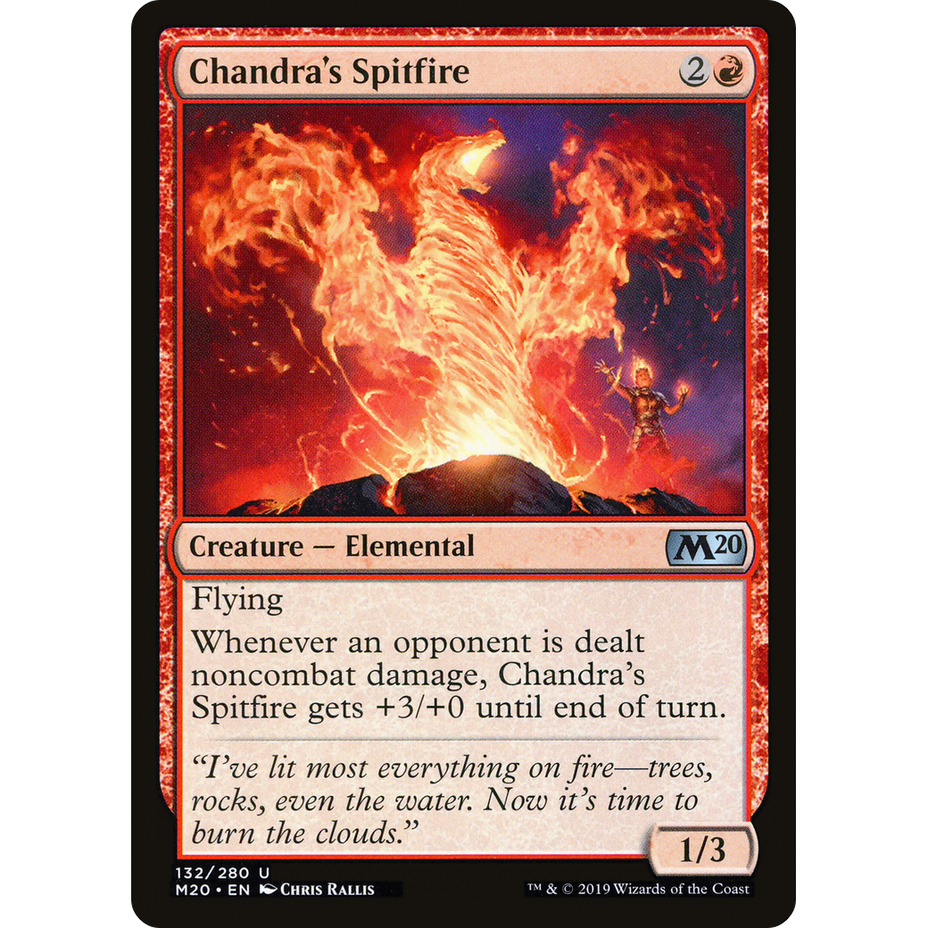 Chandra's Spitfire (M20-132) - Core Set 2020 Foil