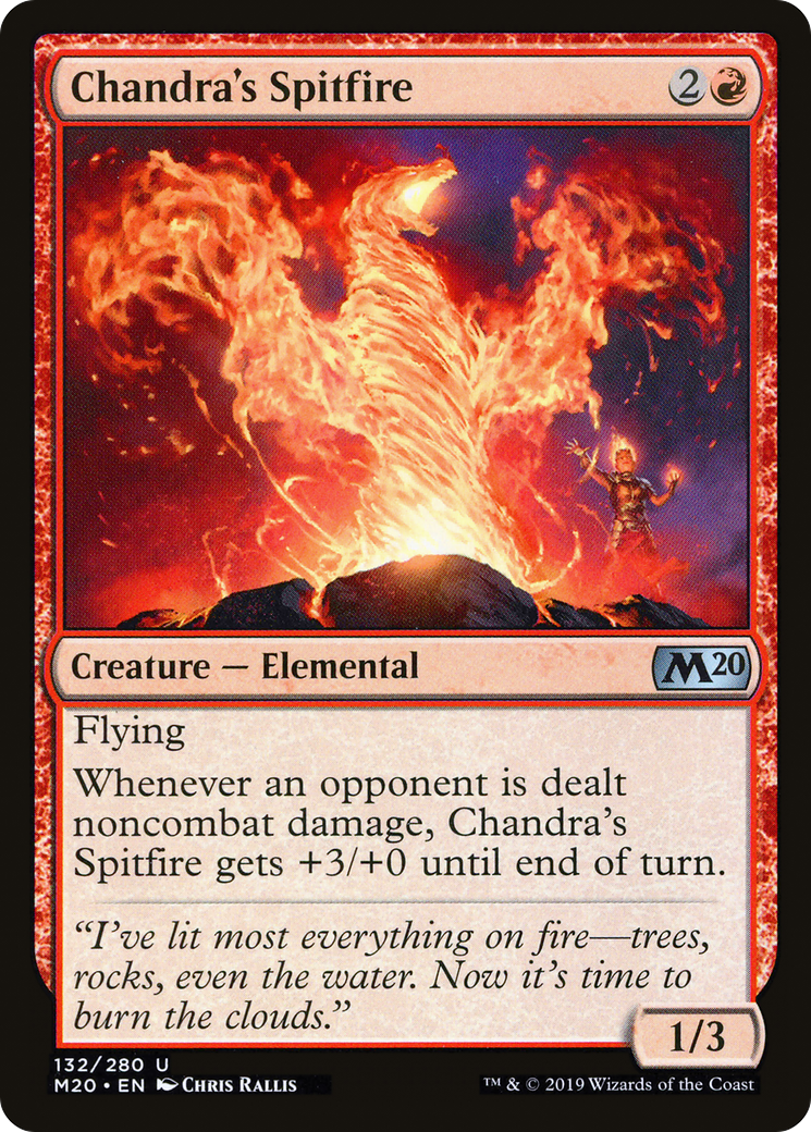 Chandra's Spitfire (M20-132) - Core Set 2020 Foil
