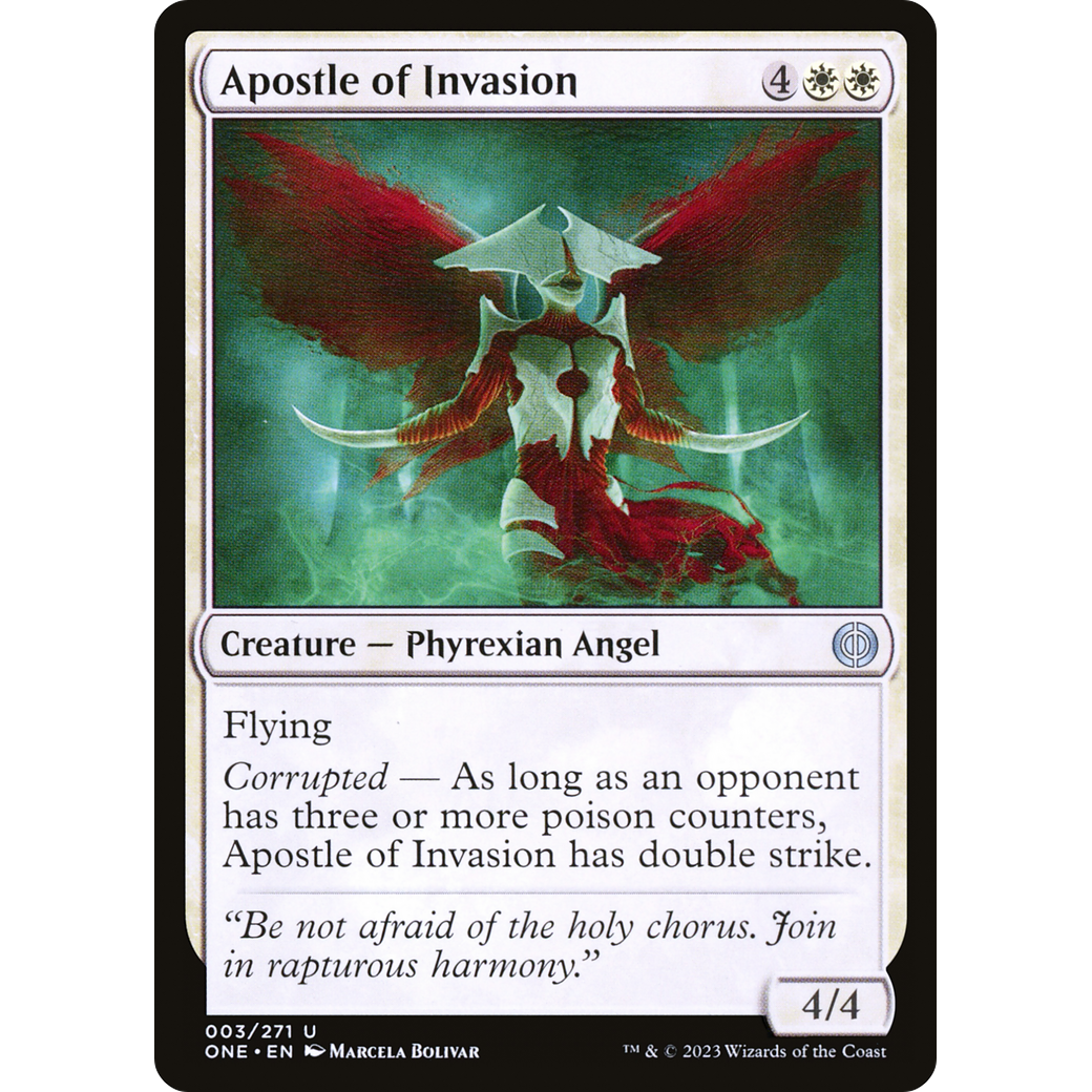 Apostle of Invasion (ONE-003) - Phyrexia: All Will Be One Foil