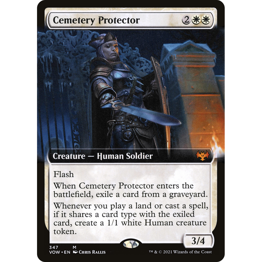 Cemetery Protector (Extended Art) (VOW-347) - Innistrad: Crimson Vow: (Extended Art) Foil