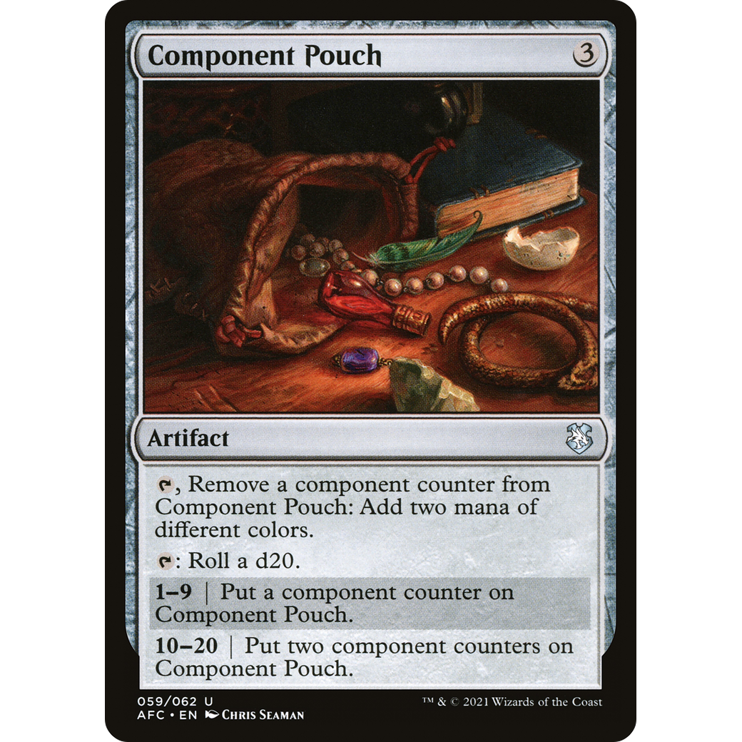 Component Pouch (AFC-059) - Forgotten Realms Commander