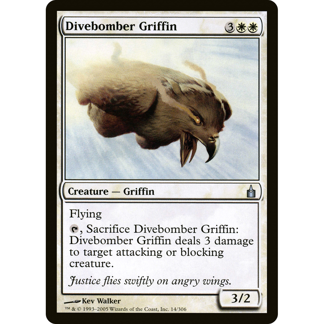 Divebomber Griffin (RAV-014) - Ravnica: City of Guilds Foil