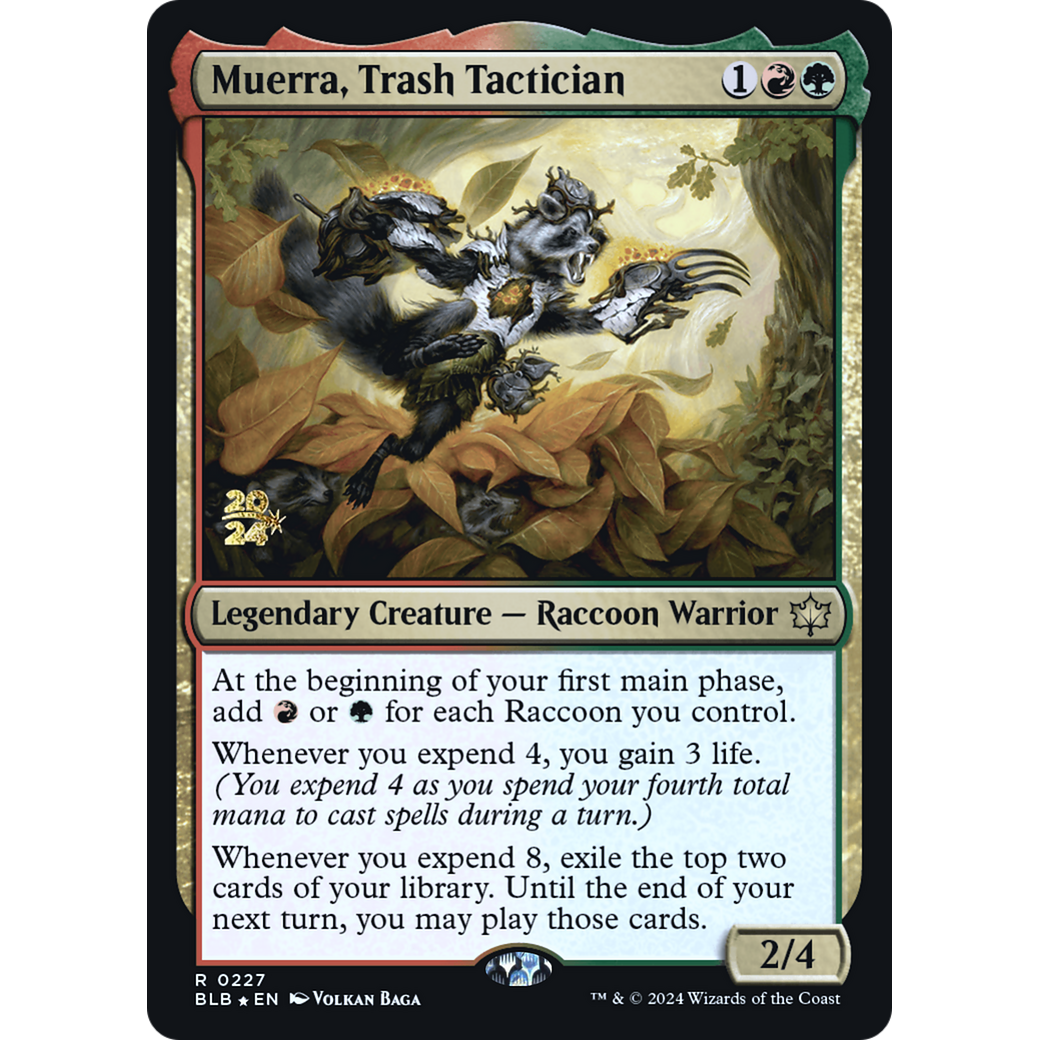 Muerra, Trash Tactician (PRE-227S) - Bloomburrow Promos Foil