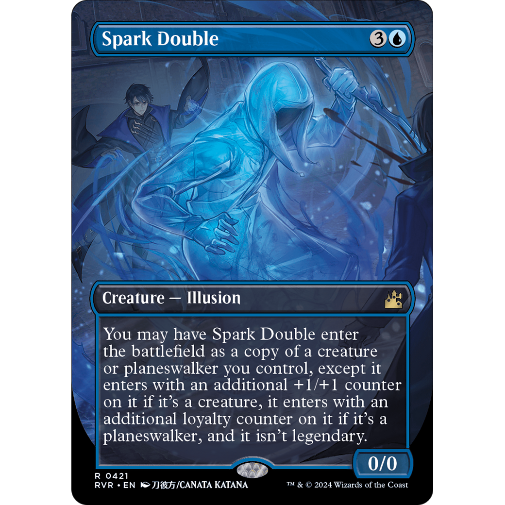 Spark Double (RVR-421) - Ravnica Remastered (Borderless) Foil