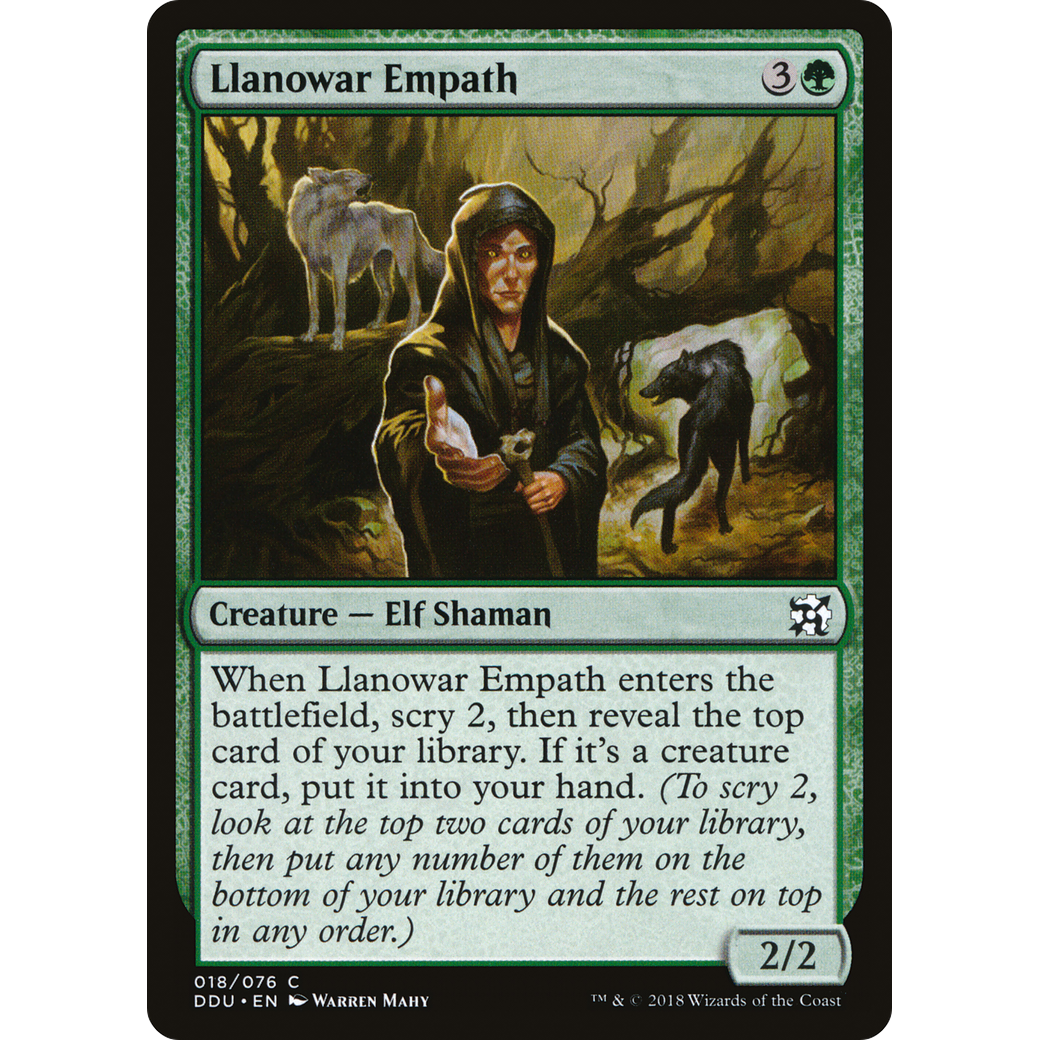 Llanowar Empath (DDU-018) - Duel Decks: Elves vs. Inventors