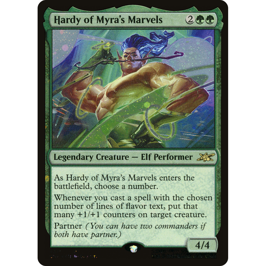 Hardy of Myra's Marvels (Galaxy Foil) (UNF-427) - Unfinity Foil