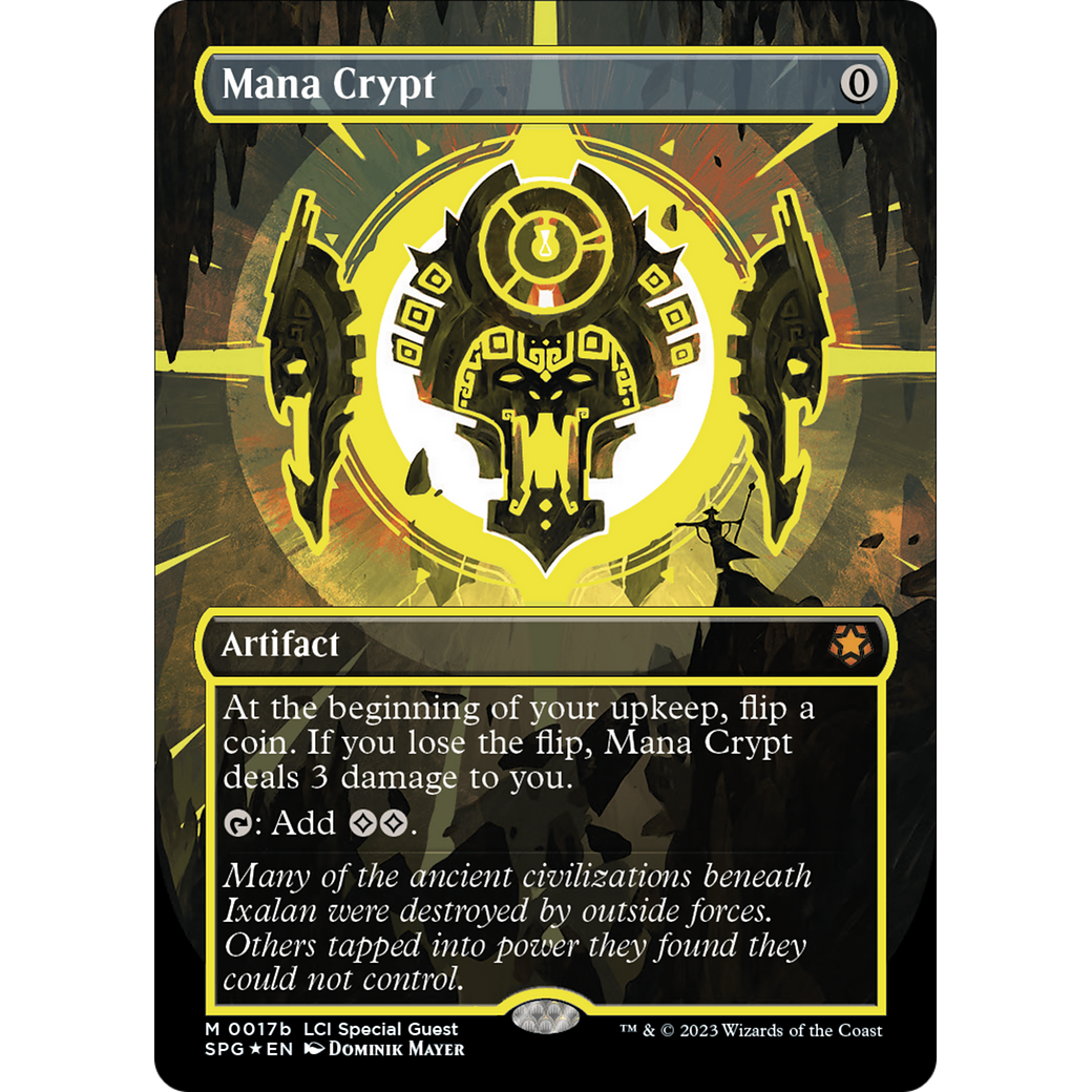 Mana Crypt (0017b) (Borderless) (SPG-17B) - Special Guests (Borderless) Foil