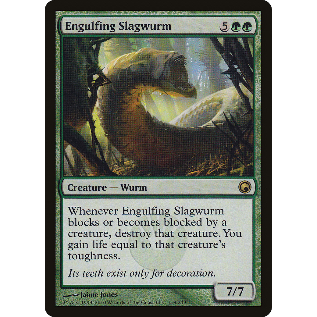 Engulfing Slagwurm (SOM-118) - Scars of Mirrodin Foil