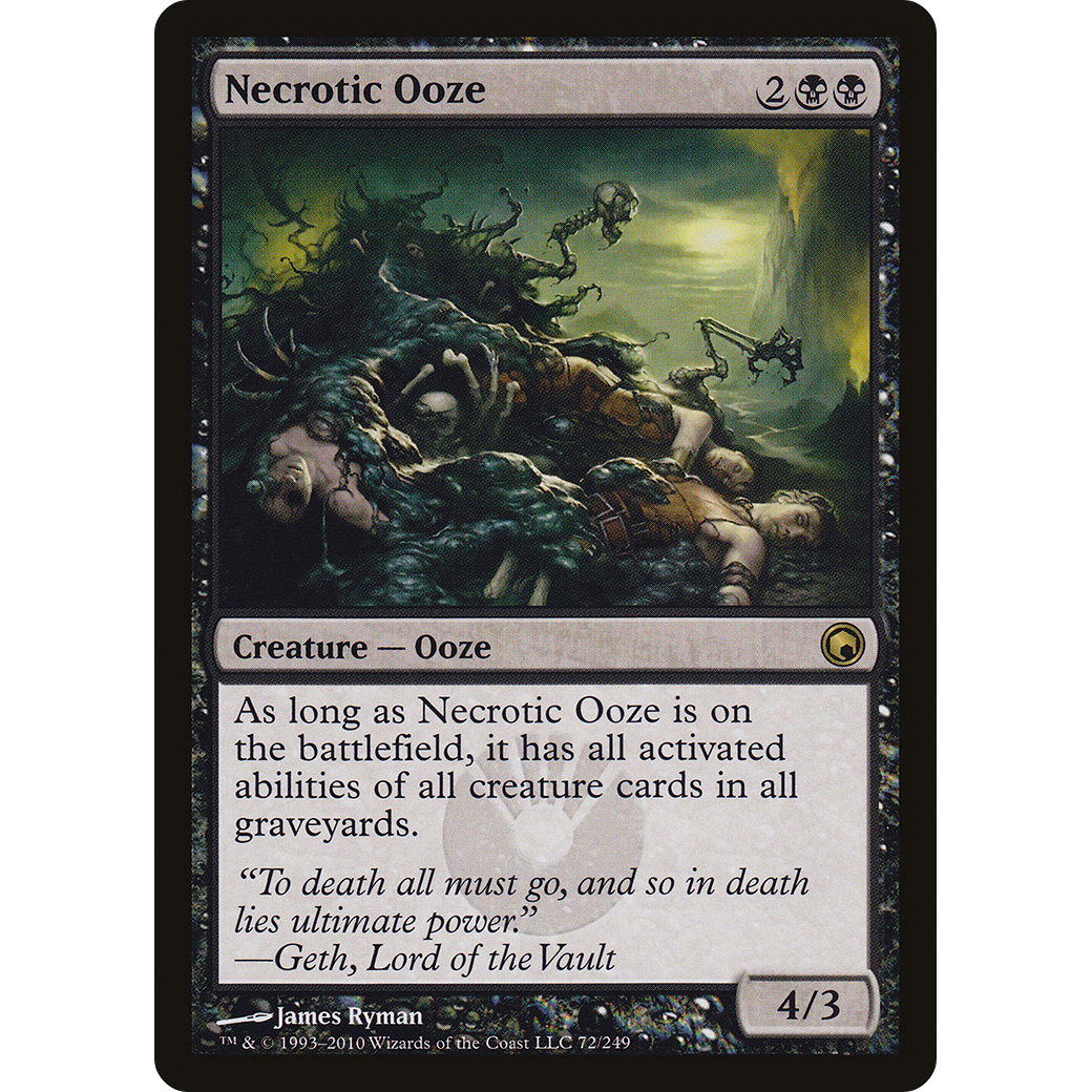 Necrotic Ooze (SOM-072) - Scars of Mirrodin Foil