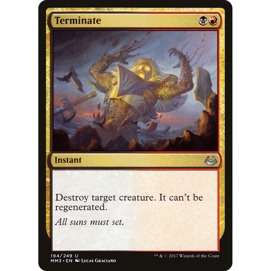 Terminate (MM3-194) - Modern Masters 2017