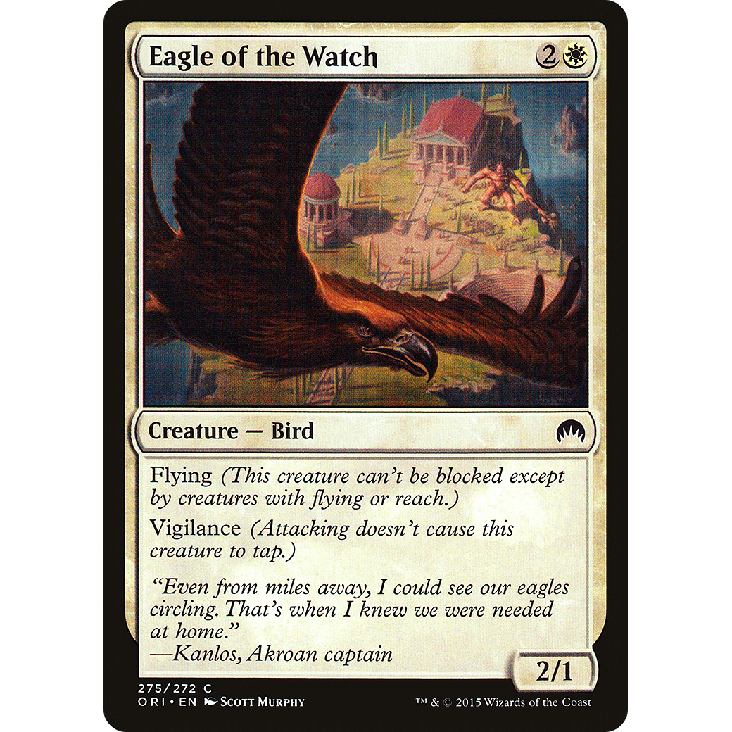 Eagle of the Watch (ORI-275) - Magic Origins Foil