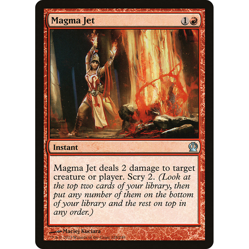 Magma Jet (THS-128) - Theros Foil