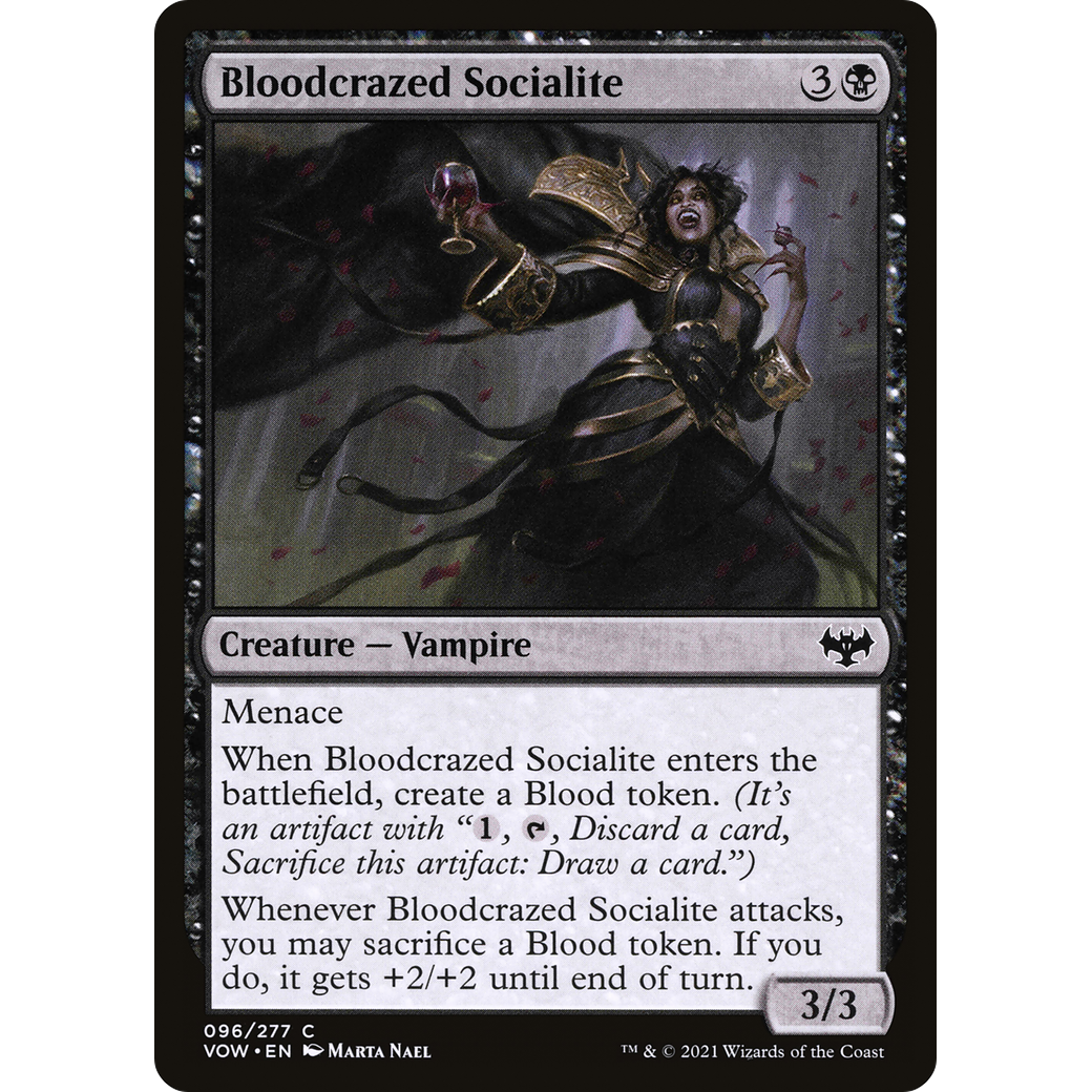 Bloodcrazed Socialite (VOW-096) - Innistrad: Crimson Vow