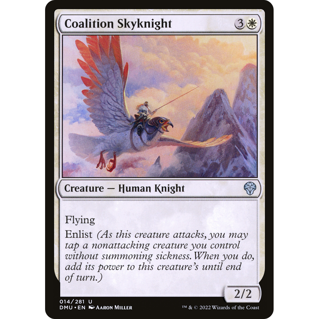 Coalition Skyknight (DMU-014) - Dominaria United Foil