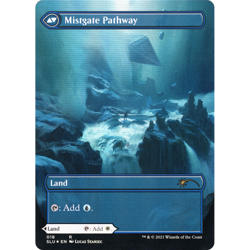Hengegate Pathway (Borderless) (SLU-018) - Secret Lair: Ultimate Edition: (Showcase) (Borderless) Foil
