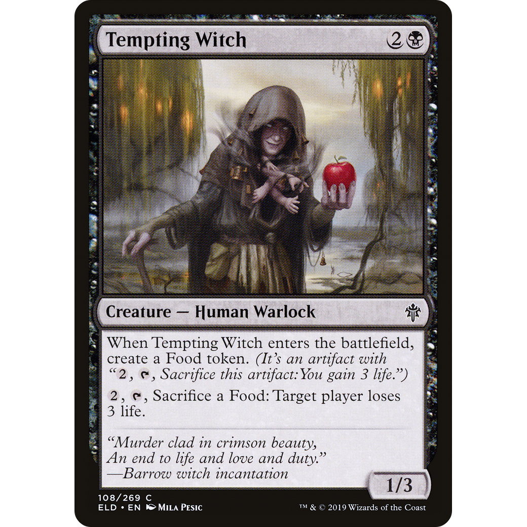 Tempting Witch (ELD-108) - Throne of Eldraine
