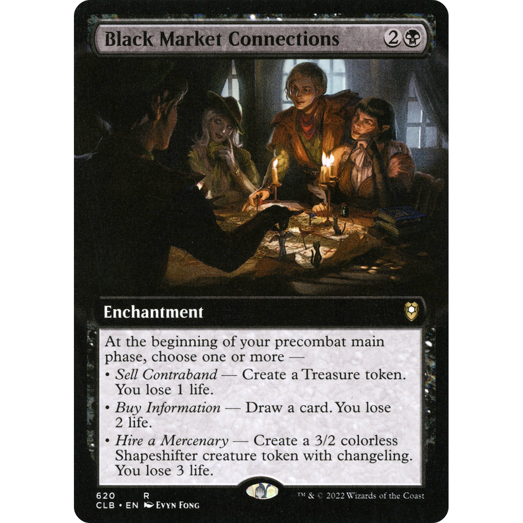 Black Market Connections (CLB-620) - Commander Legends: Battle for Baldur's Gate: (Extended Art)