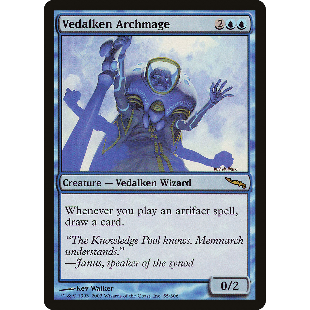 Vedalken Archmage (MRD-055) - Mirrodin