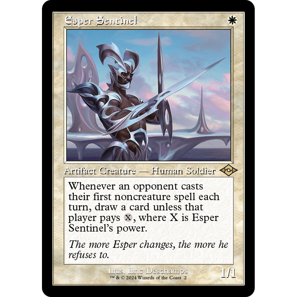 Esper Sentinel (Retro Frame) (MH2-002) - Modern Horizons 2 Timeshifts Foil