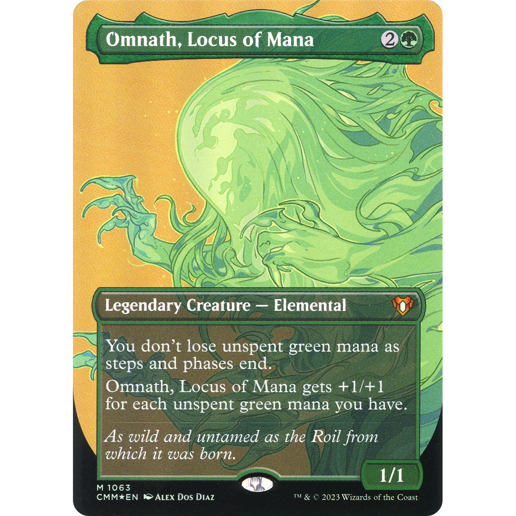 Omnath, Locus of Mana (CMM-1063) - Commander Masters (Borderless) Foil