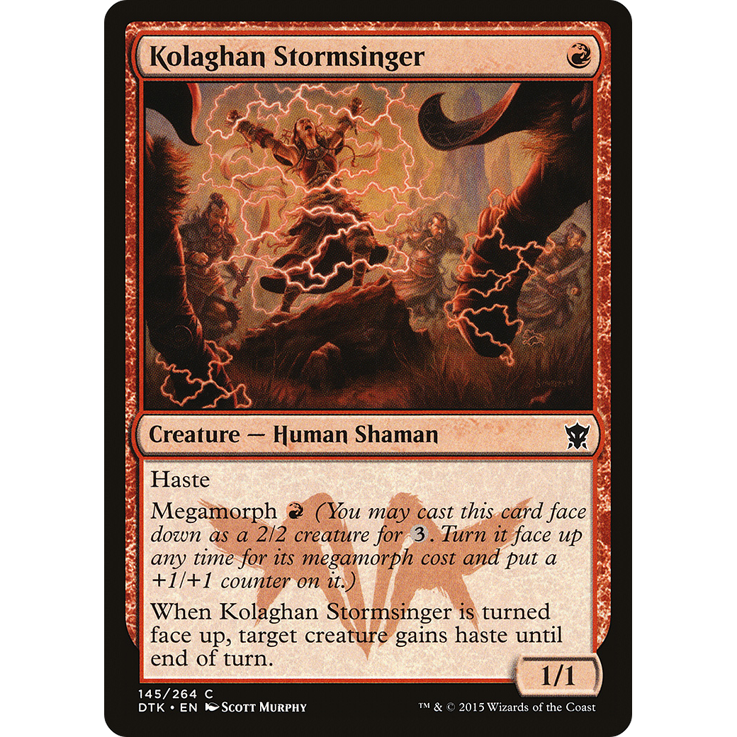 Kolaghan Stormsinger (DTK-145) - Dragons of Tarkir Foil
