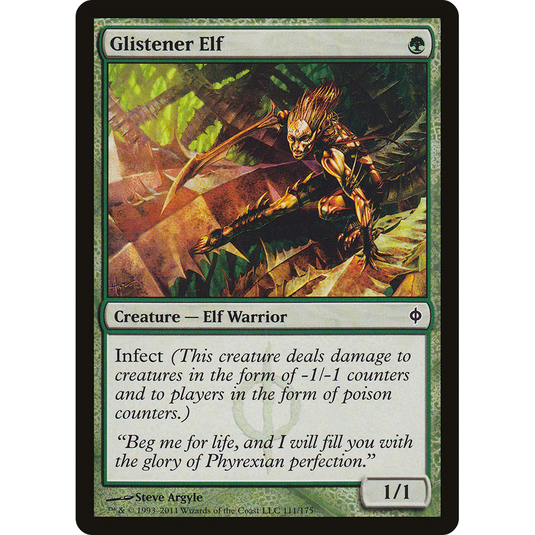 Glistener Elf (NPH-111) - New Phyrexia Foil
