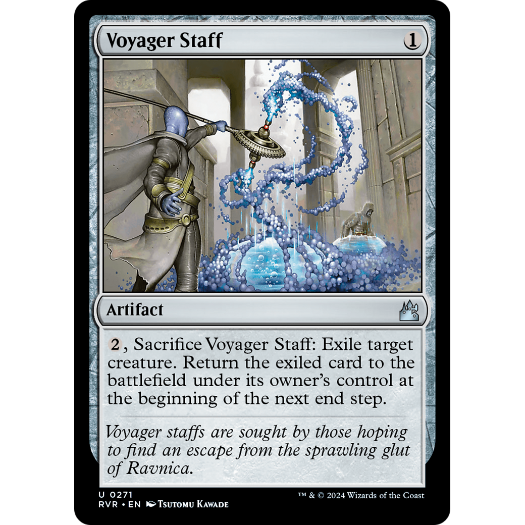 Voyager Staff (RVR-271) - Ravnica Remastered