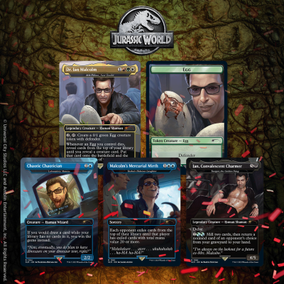 Magic the Gathering: Secret Lair x Jurassic World: Dr. Ian Malcolm